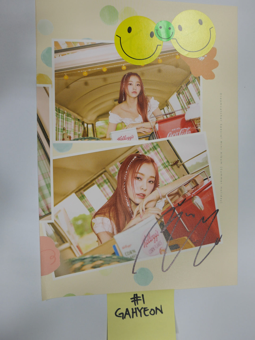 Dreamcatcher [Summer Holiday] – A Cut Page From Fansign Event Albums