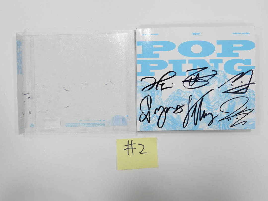 ONF "Popping" - Hand Autographed (Signed) Promo Album