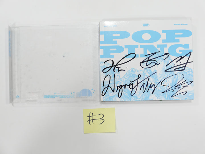 ONF「Popping」 - 直筆サイン入りプロモアルバム