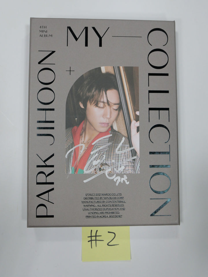 Park Ji Hoon "My Collection" 4th Mini - Hand Autographed (Signed) Promo Album