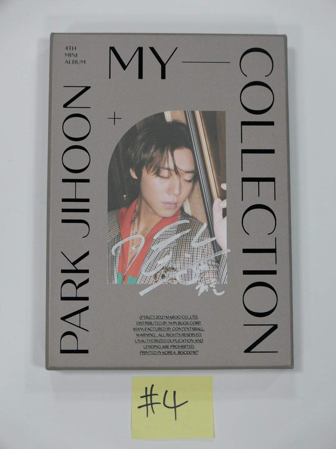 パク・ジフン「My Collection」4th Mini - 直筆サイン入りプロモアルバム