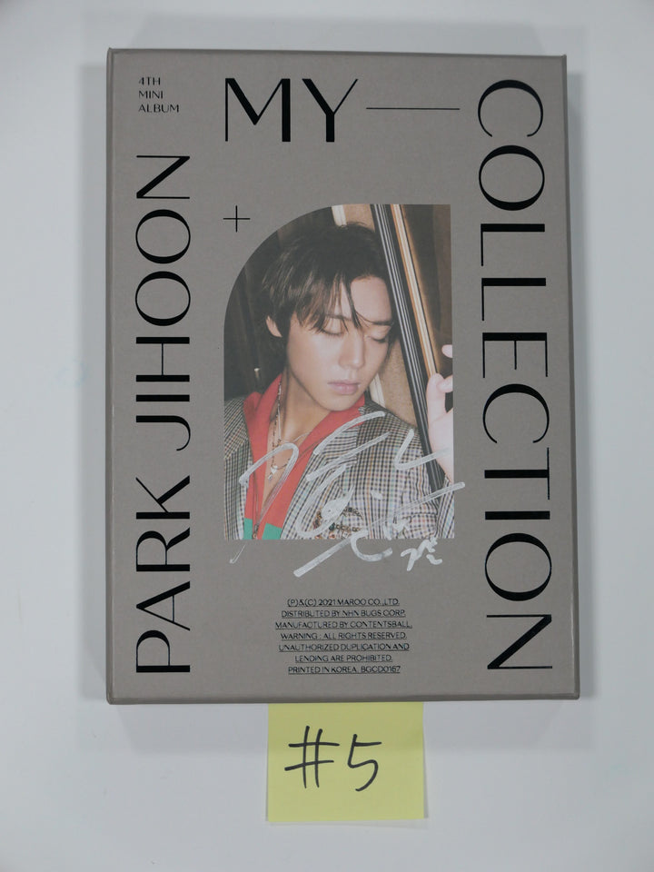 Park Ji Hoon "My Collection" 4th Mini - Hand Autographed (Signed) Promo Album