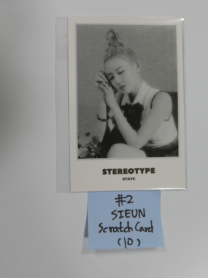 StayC 'STEREOTYPE' - Official Postcard & Scratch Card