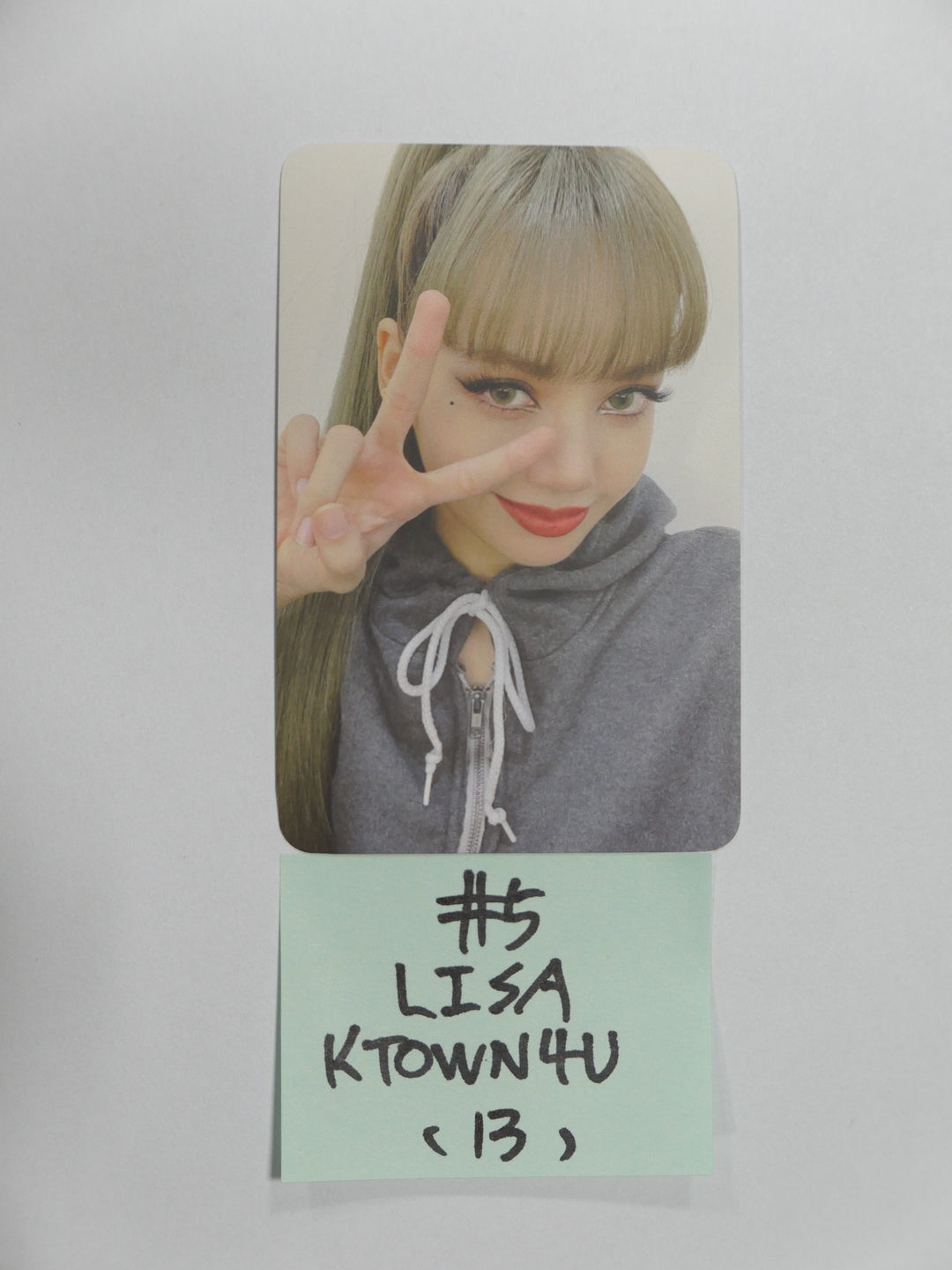 Lisa (of Blackpink) "LALISA" 1st Single - P.O.B & Fansign Event Photocard - HALLYUSUPERSTORE