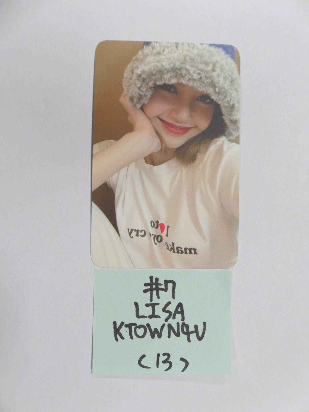 Lisa (of Blackpink) "LALISA" 1st Single - P.O.B & Fansign Event Photocard