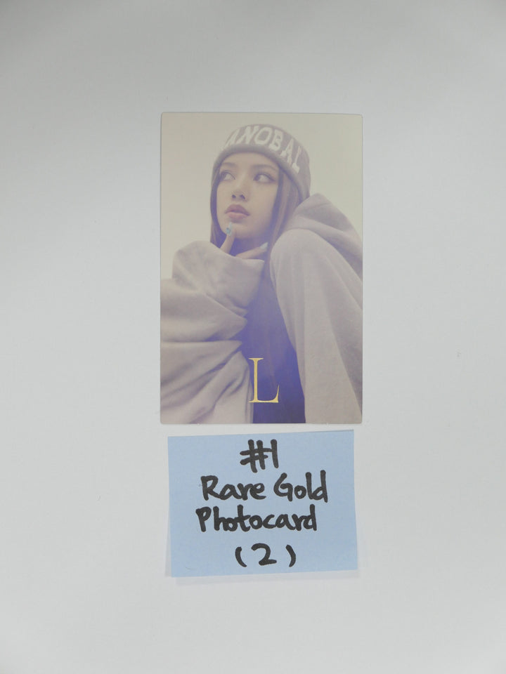 Lisa (of Blackpink) "LALISA" 1st Single - Rare Gold Photocard