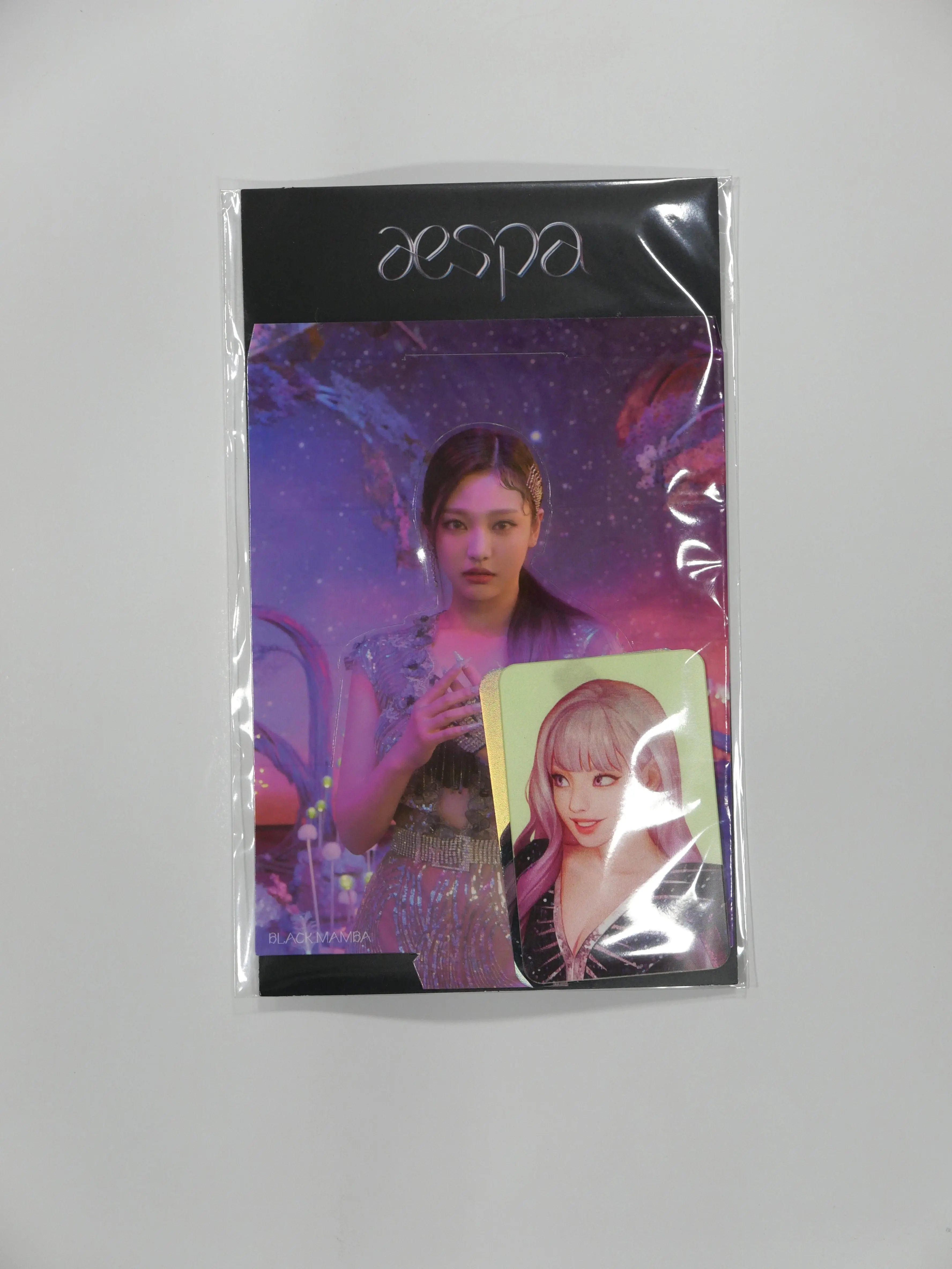 Aespa 'Black Mamba' -LENTICULAR PHOTO CARD SET - HALLYUSUPERSTORE