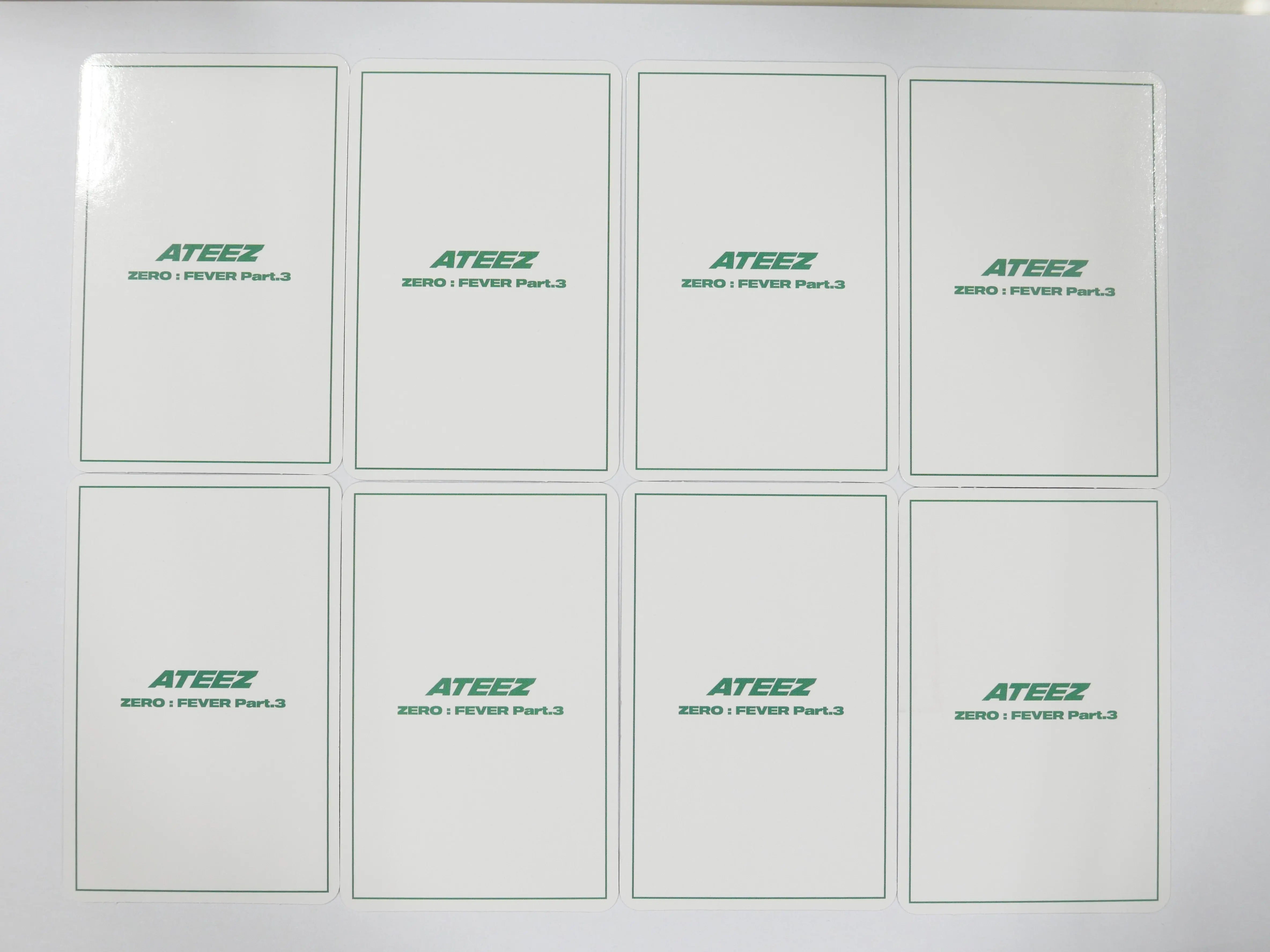 Ateez [ZERO:FEVER Part.3] - Synnara Event Photocard