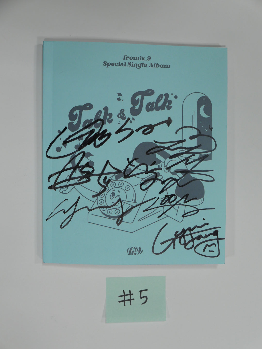 Fromis_9 "Talk & Talk" - Hand Autographed(Signed) promo Album
