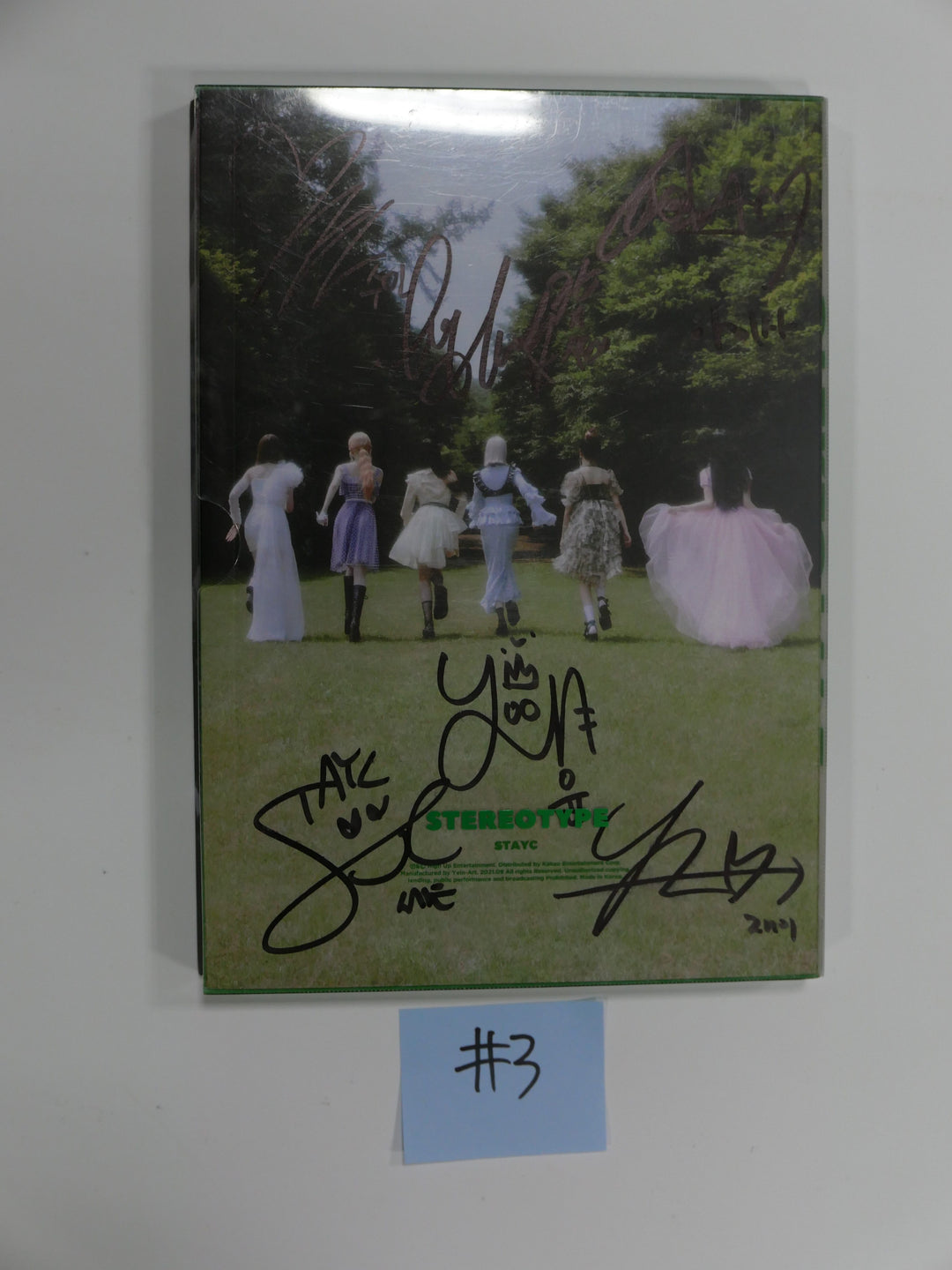 StayC "STEREOTYPE" 1st mini - Hand Autographed(Signed) Promo Album