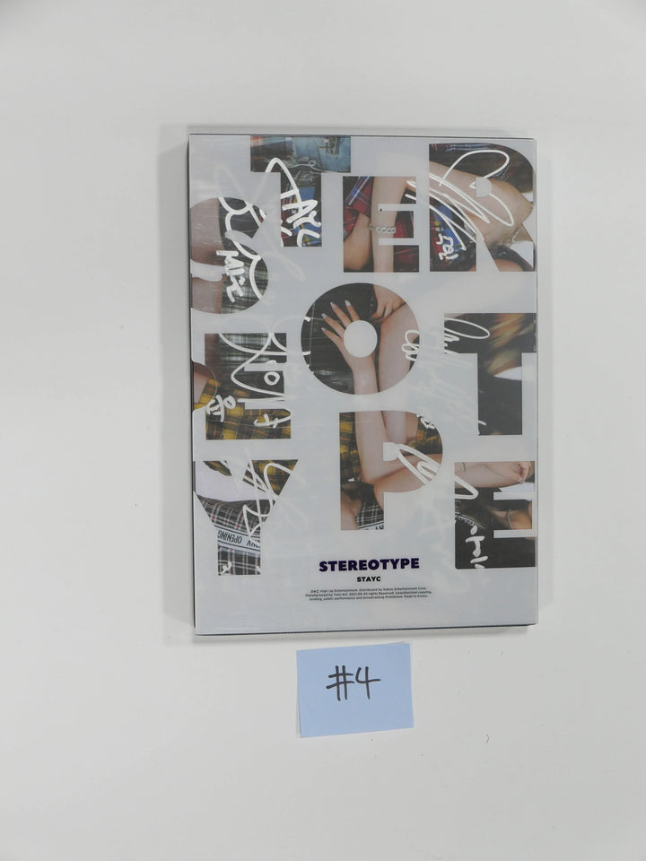 StayC "STEREOTYPE" 1st mini - Hand Autographed(Signed) Promo Album - HALLYUSUPERSTORE