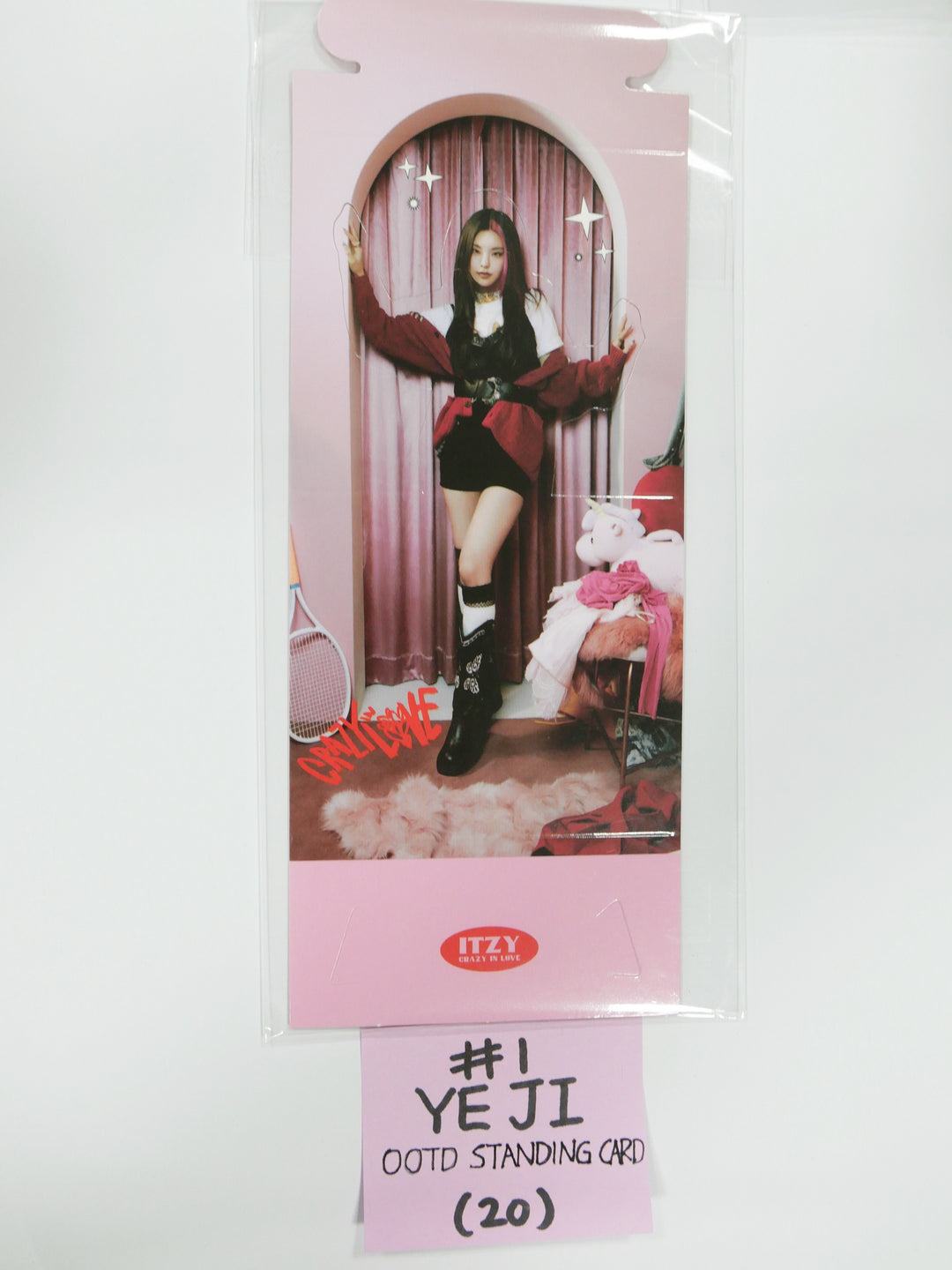ITZY 'CRAZY IN LOVE' - Standing Card, Polaroid Photocard