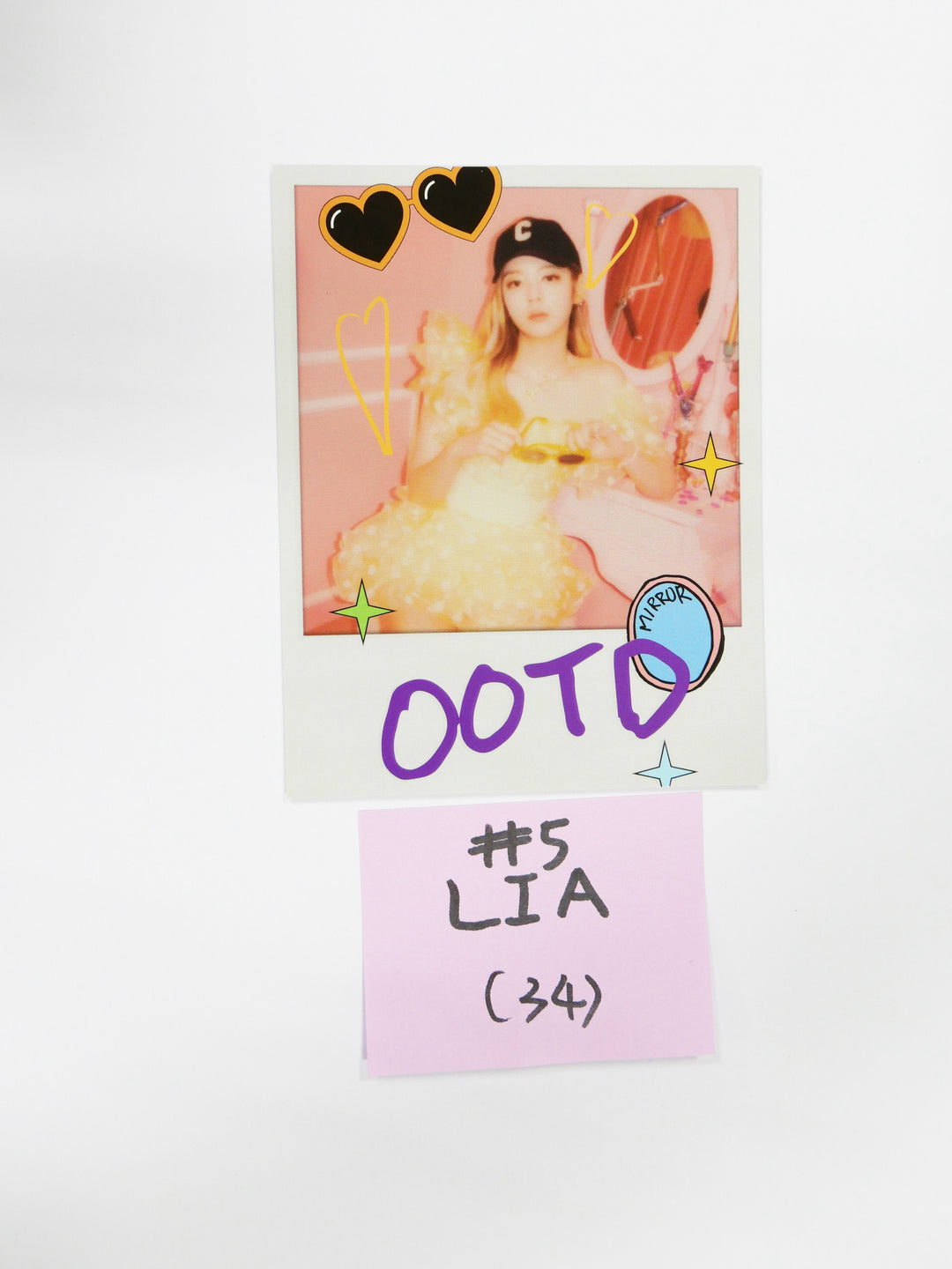 ITZY 'CRAZY IN LOVE' - 스탠딩 카드, 폴라로이드 포토카드