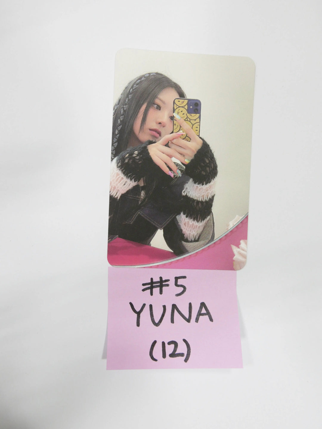 ITZY 'CRAZY IN LOVE' - Official Photocard [ChaeRyeong , Yuna Ver. Updated 11/19] - HALLYUSUPERSTORE