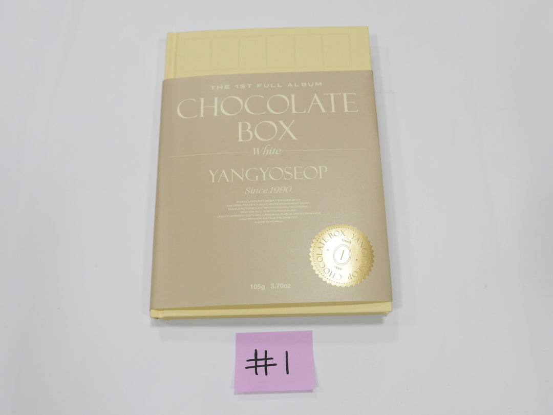 Yang Yo-seop "Chocolate Box" 1st Album - Hand Autographed(Signed) Promo Album