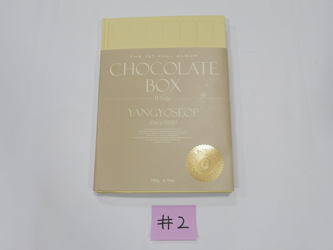 Yang Yo-seop "Chocolate Box" 1st Album - Hand Autographed(Signed) Promo Album
