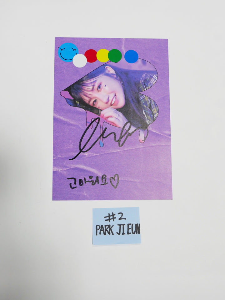 Purple Kiss [ HIDE & SEEK ] – A Cut Page From Fansign Event Albums