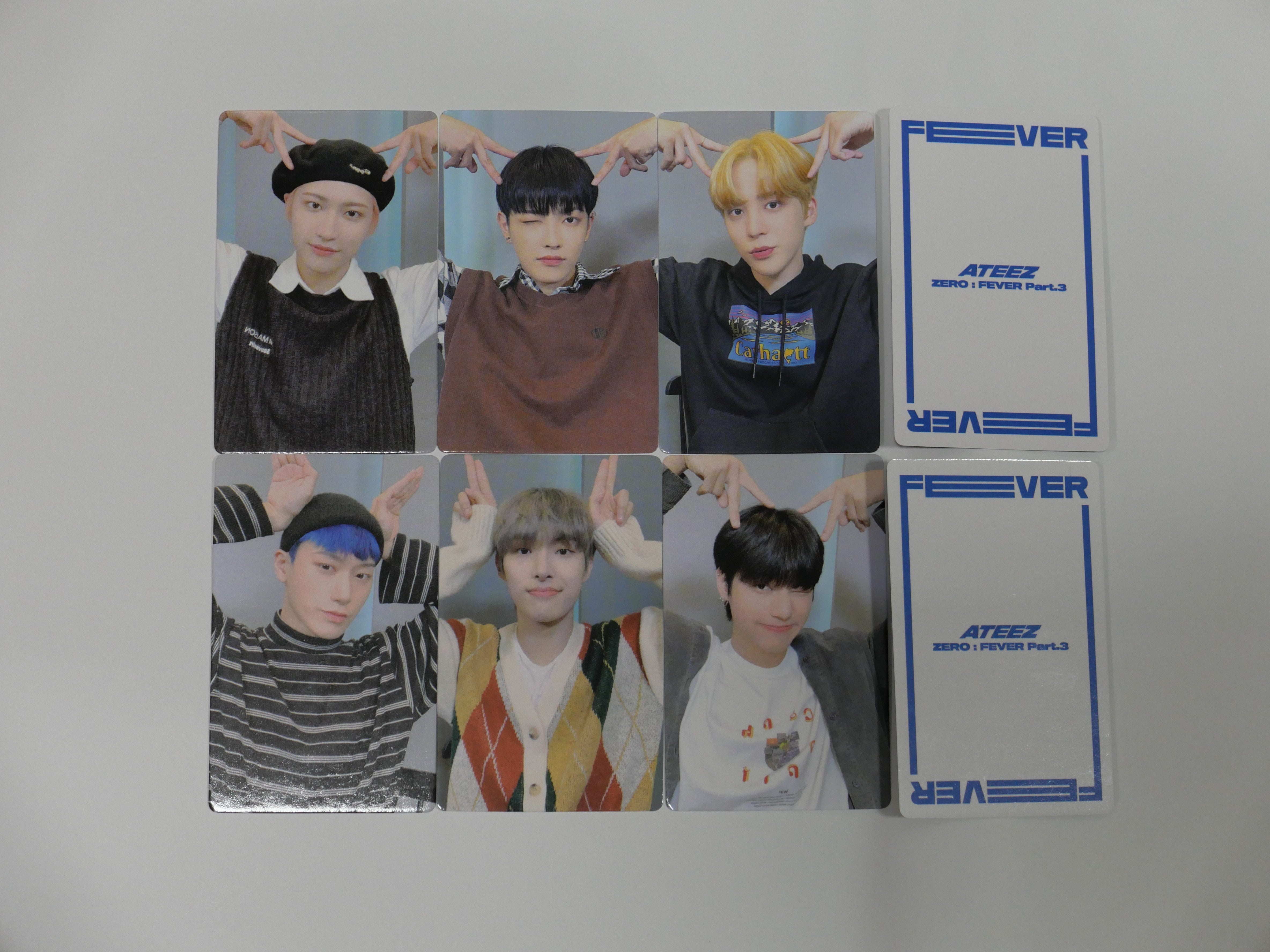 Ateez 'Zero Fever Part 3' - Apple Music Fansign Event Photocard 