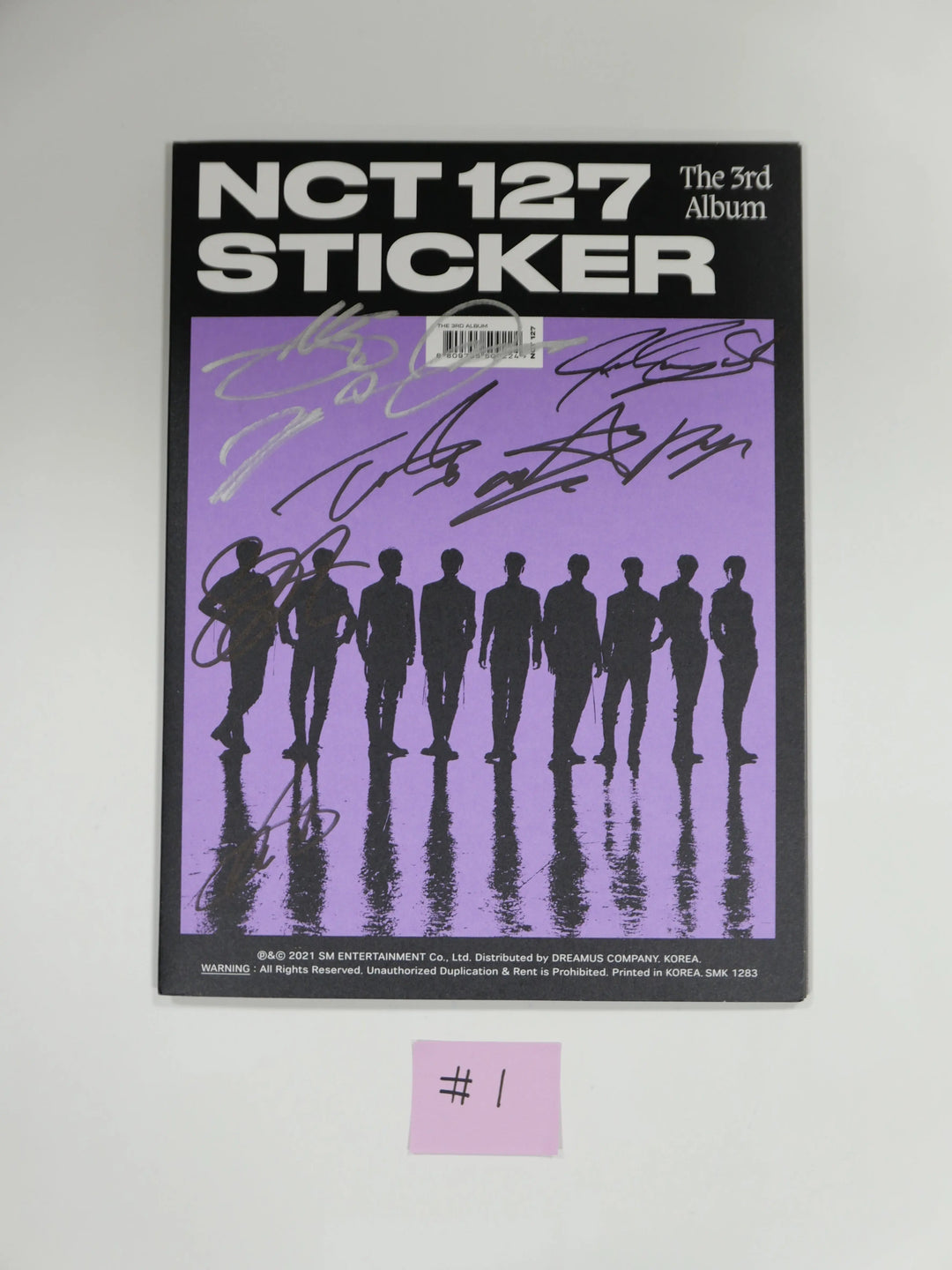 NCT 127 "Sticker" 3rd Album - Hand Autographed(Signed) Promo Album [Updated 11/22] - HALLYUSUPERSTORE