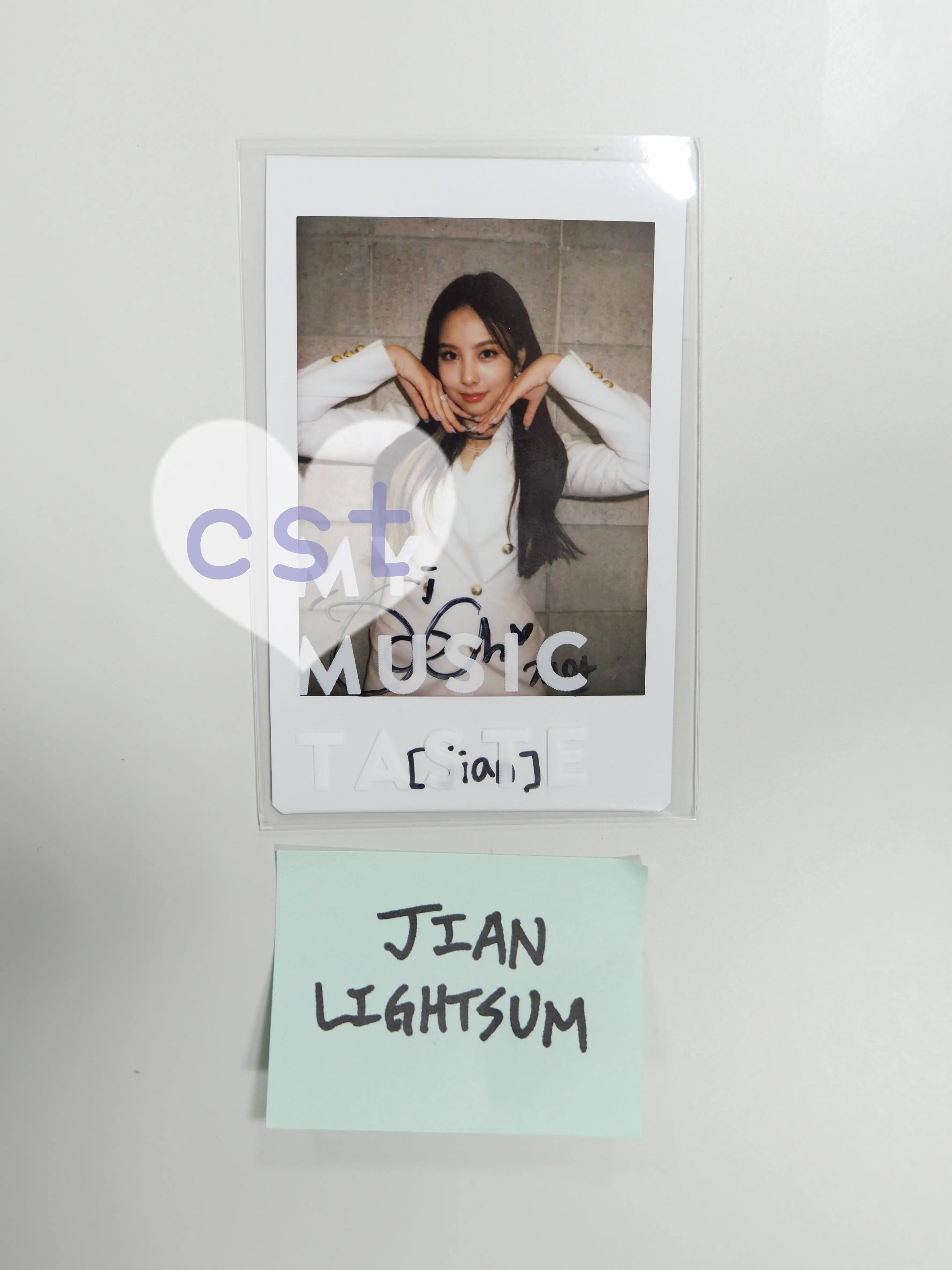 Pixy Dajeong shops Signed Polaroid