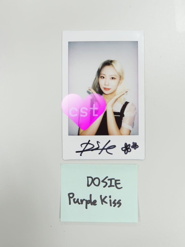 PIXY, LIGHTSUM, Hot Issue, Purple Kiss - Hand Autographed(Signed) Polaroid, Photocard, Keyring