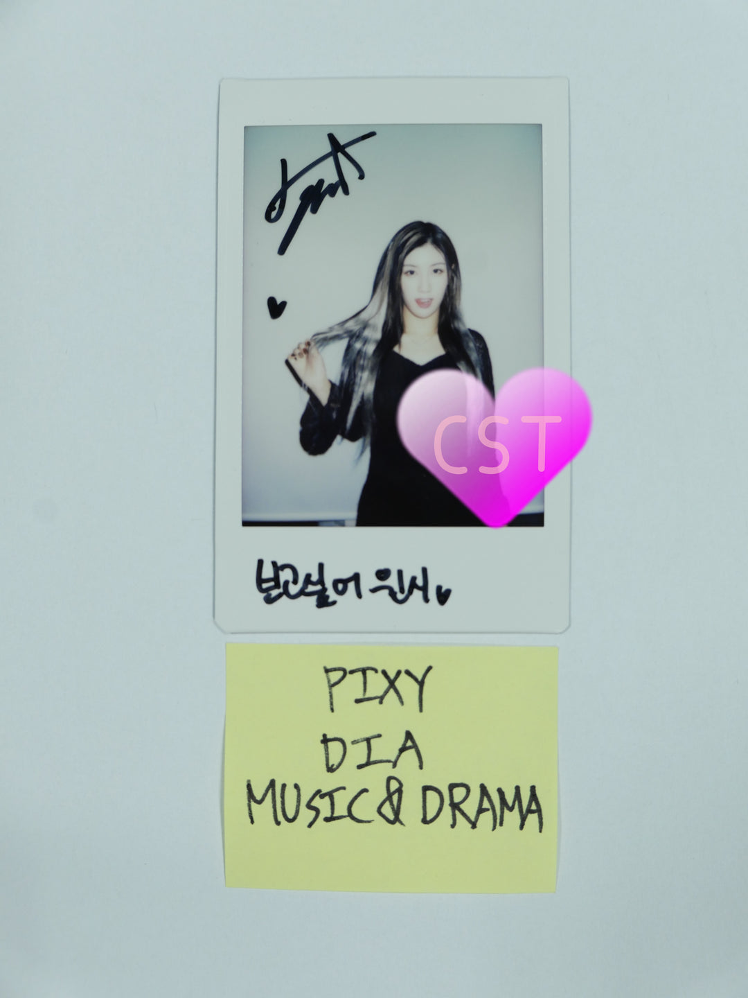 PIXY - Hand Autographed(Signed) Polaroid