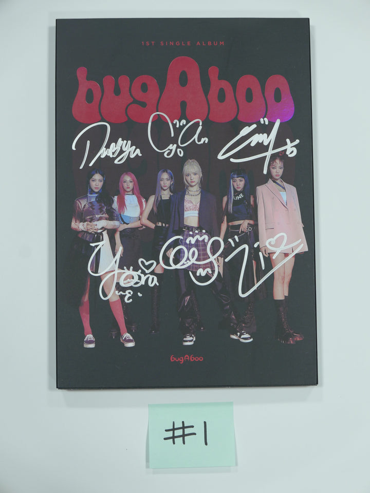 Bugaboo 'Bugaboo' 1st Single - Hand Autographed(Signed) Promo Album - HALLYUSUPERSTORE