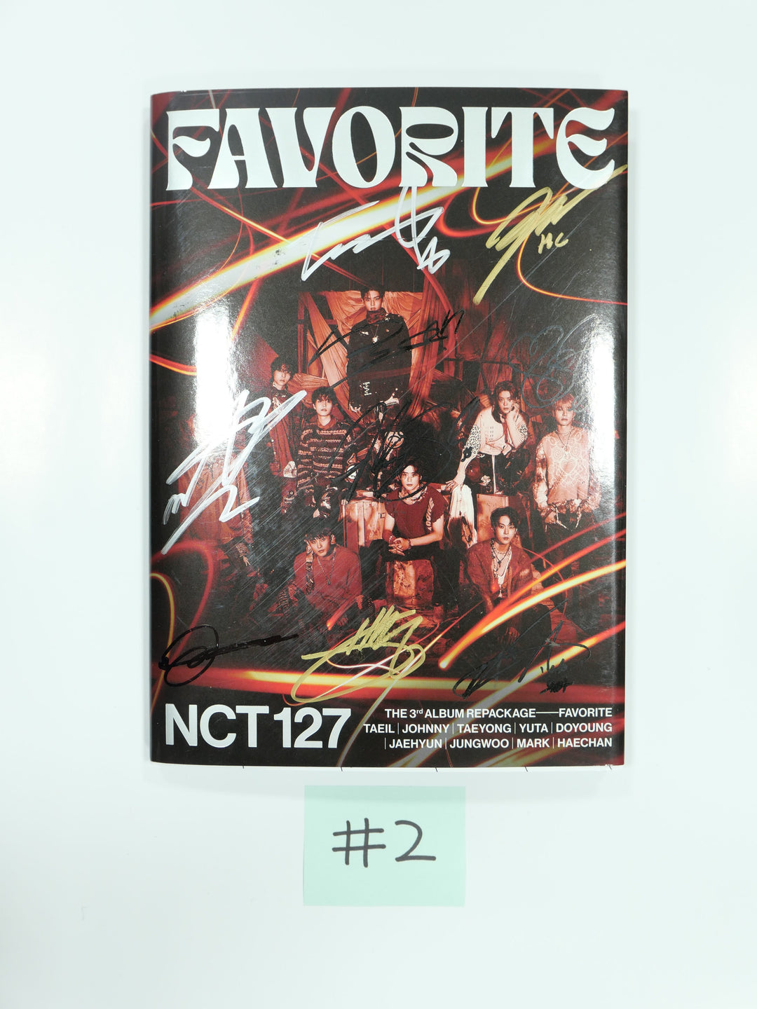 NCT 127 "Favorite" 3rd - Hand Autographed(Signed) Promo Album (autopen + real signtures) MUST-READ!