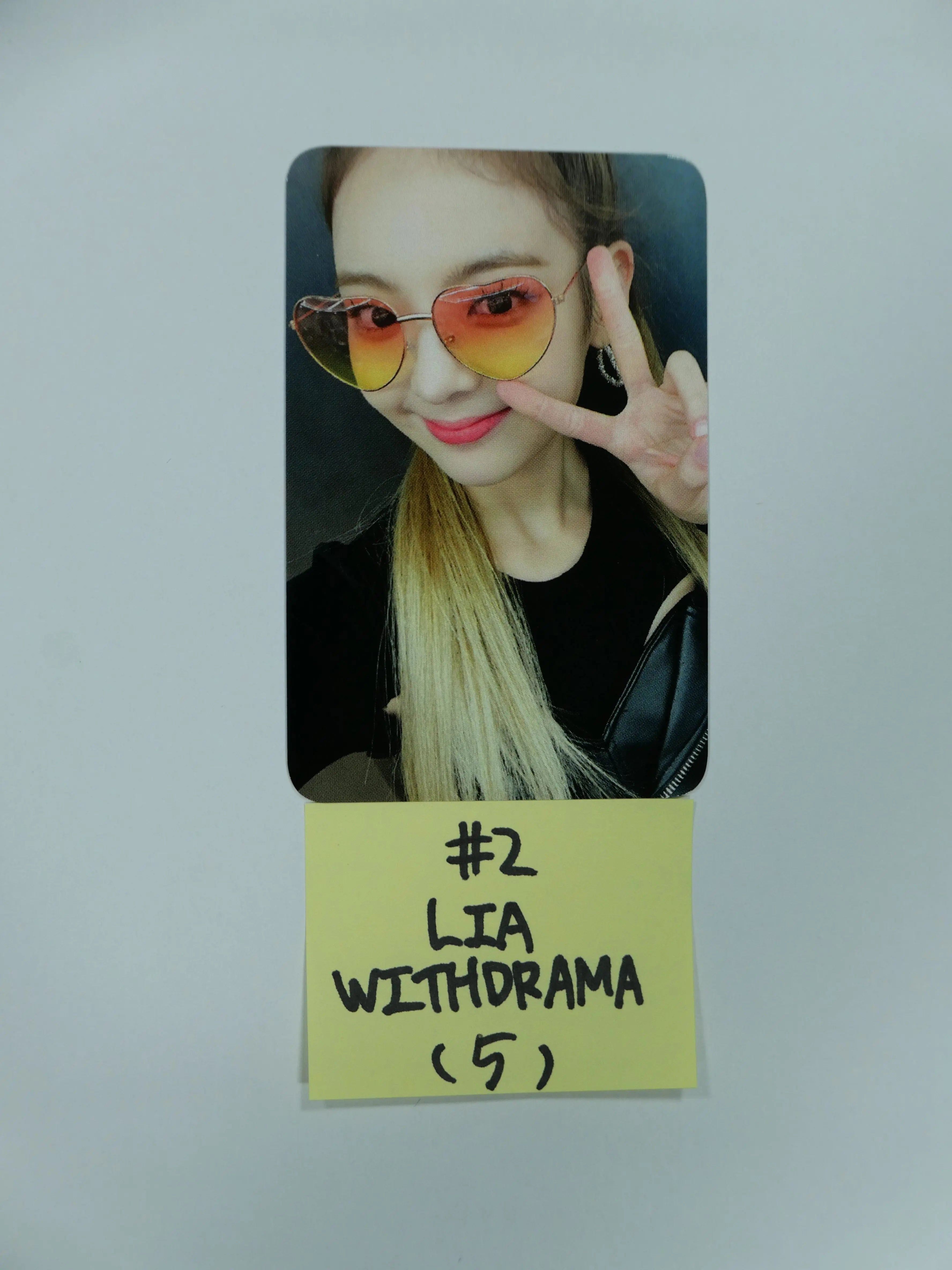 ITZY 'CRAZY IN LOVE' - Withdrama Fansign Event Photocard