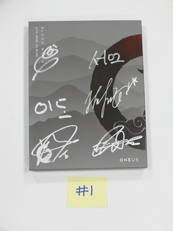 Oneus "BLOOD MOON" 6th Mini - Hand Autographed(Signed) Album