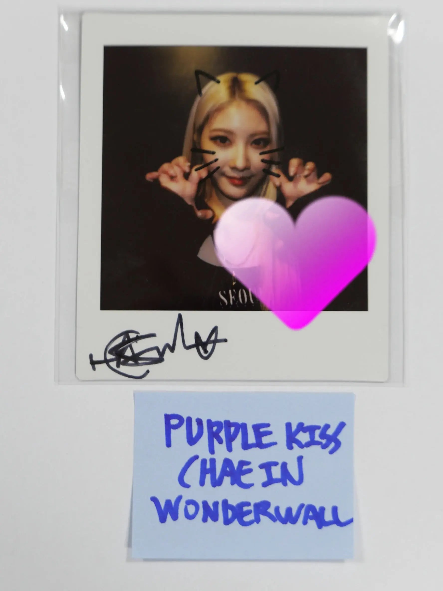 purple kiss ドシ サイン入りチェキ purple kiss ドシ サイン入りチェキ 2025年最新】purple kiss