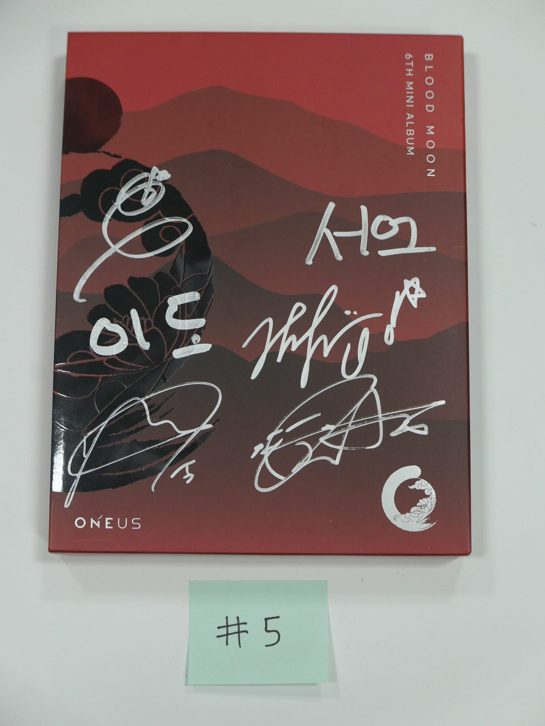 Oneus "BLOOD MOON" 6th Mini - Hand Autographed(Signed) Promo Album