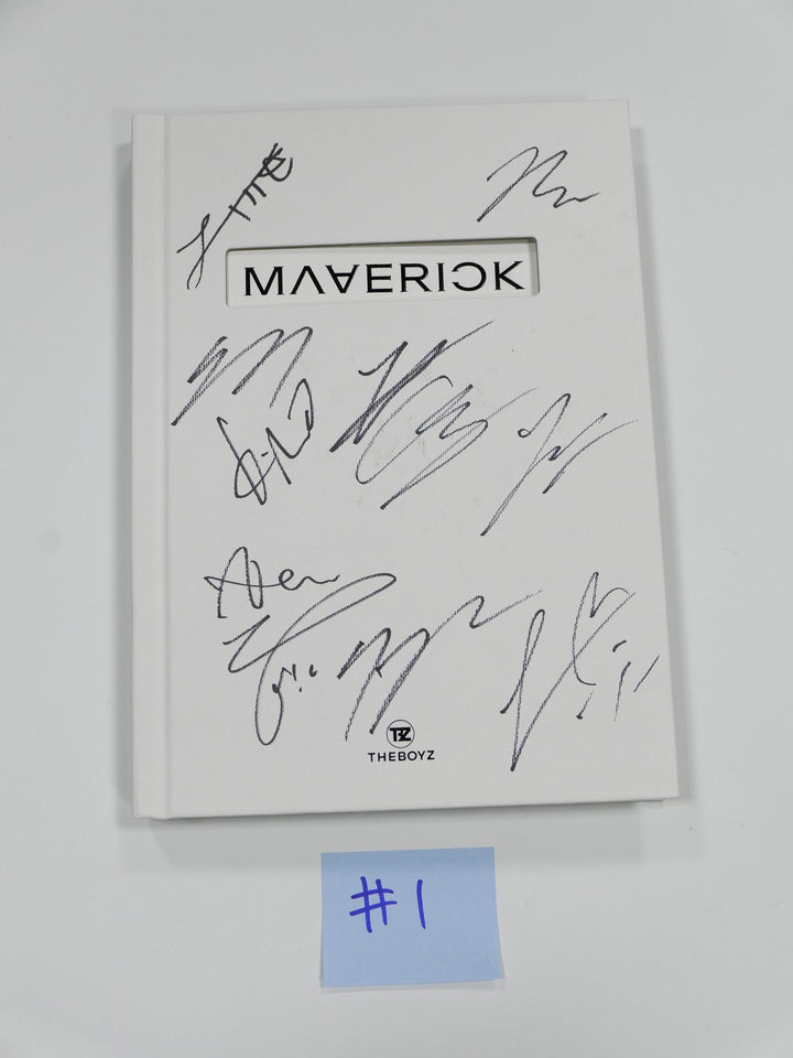 The Boyz "MAVERICK" -  Hand Autographed(Signed) Promo Album
