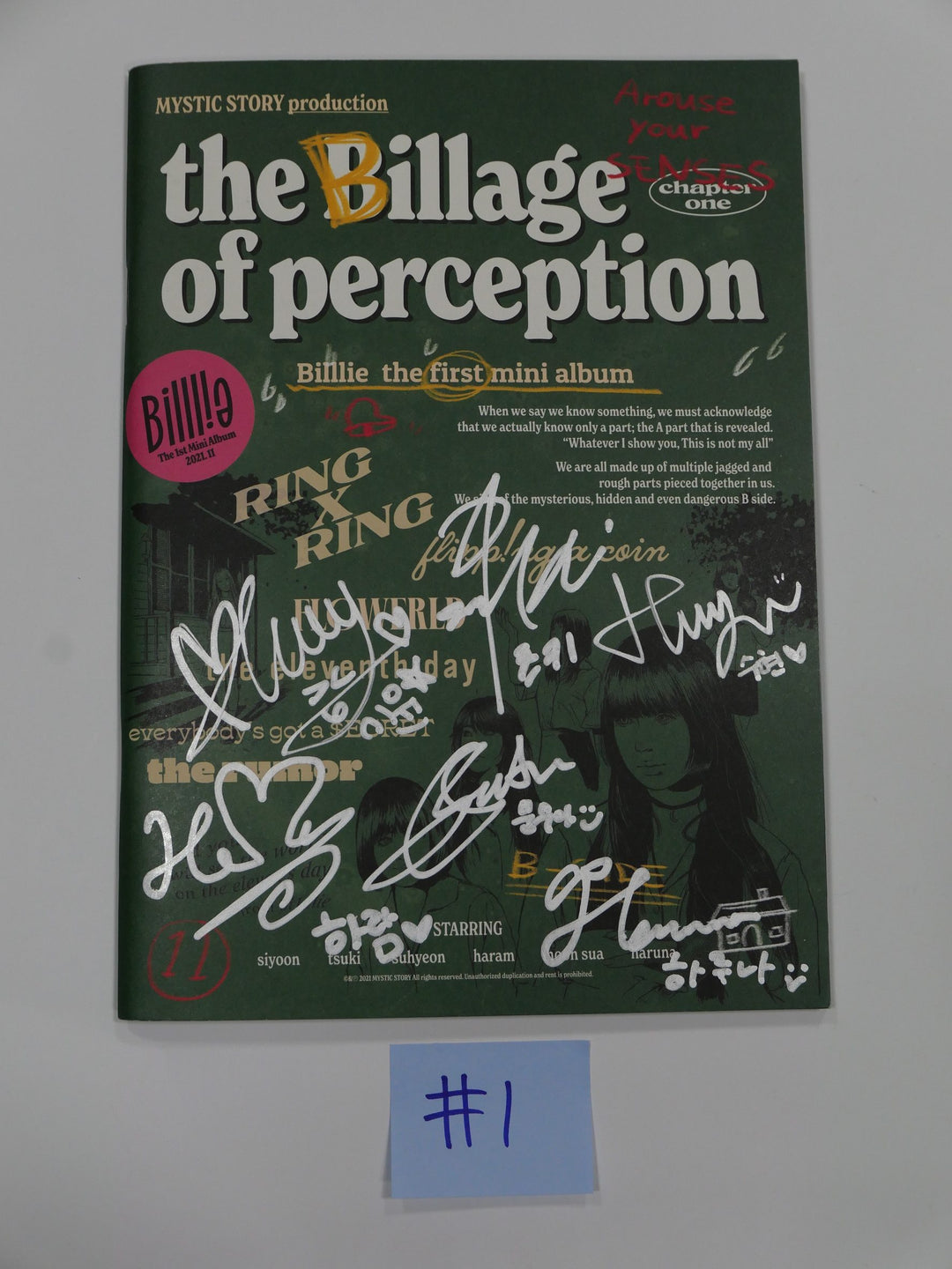 Billlie 'the Billage of perception : chapter one' - Hand Autographed(Signed) Promo Album