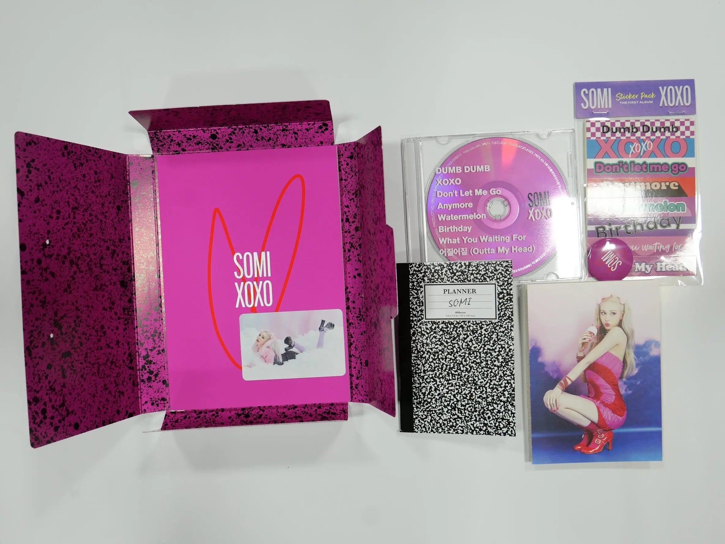 Jeon Somi 'XOXO' 1st - Hand Autographed(Signed) Album