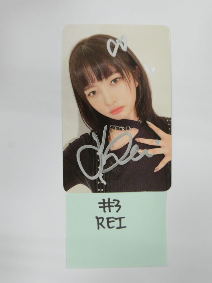 IVE 'ELEVEN' 1st Single - Hand Autographed(Signed) Fansign Winner Photocard, Polaroid Photocard