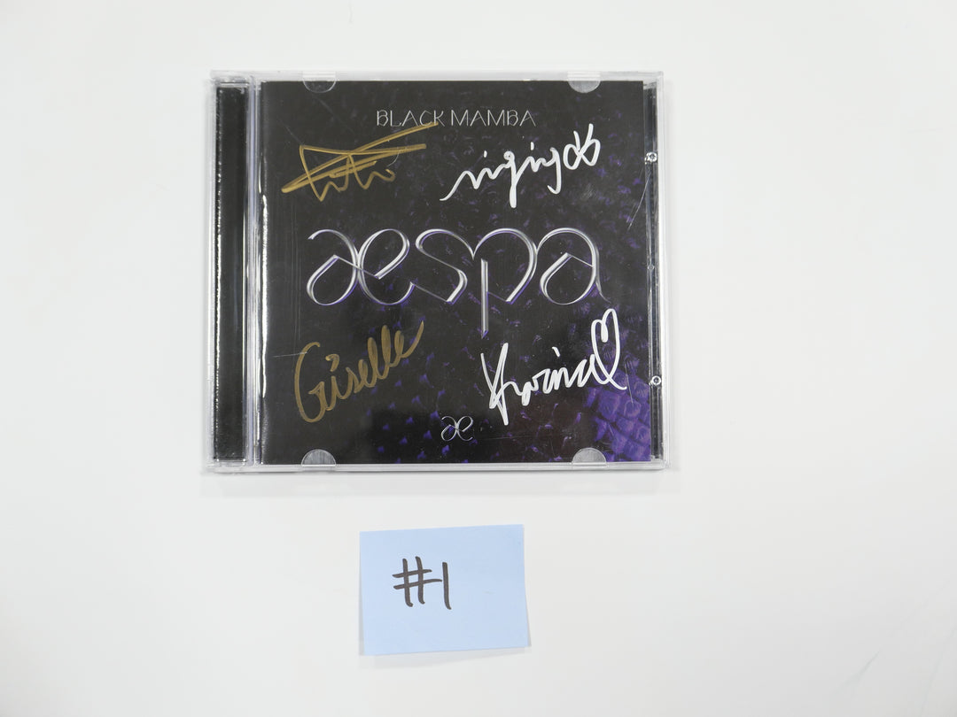 Aespa - Hand Autographed(Signed) Promo Album
