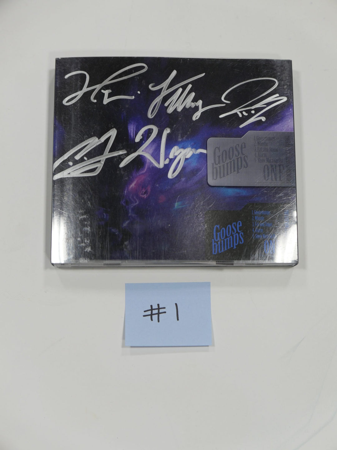 ONF 'Goosebumps' 6th Mini - 直筆サイン入りプロモアルバム