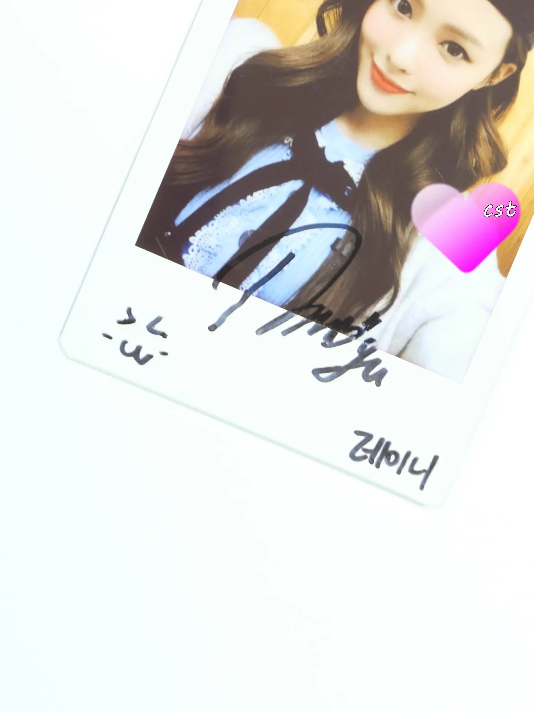 Bugaboo Zin store signed polaroid