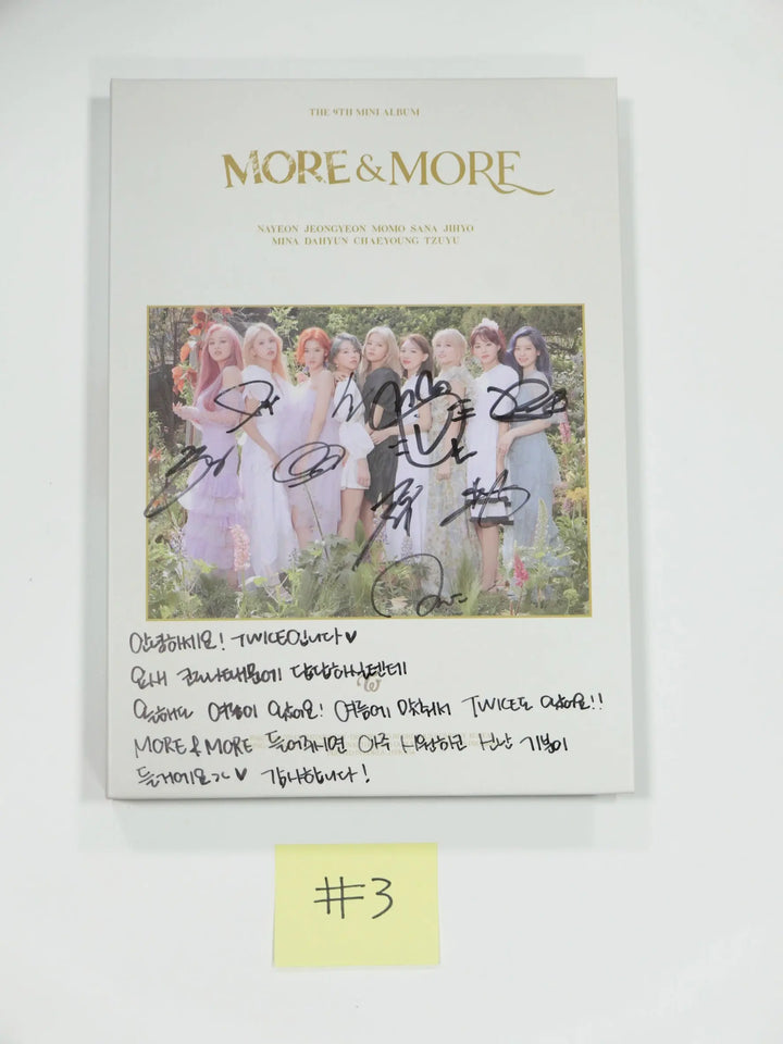 TWICE - Hand Autographed(Signed) Promo Album