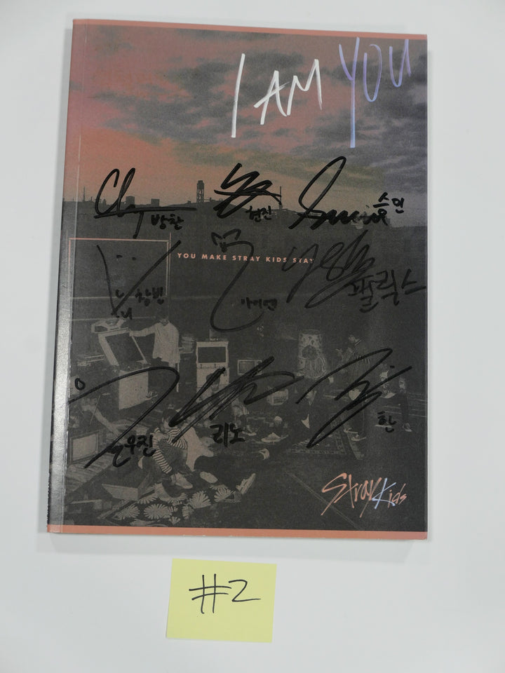 Stray Kids - Hand Autographed (Signed) Promo Album (Hand Commented By Each Member)