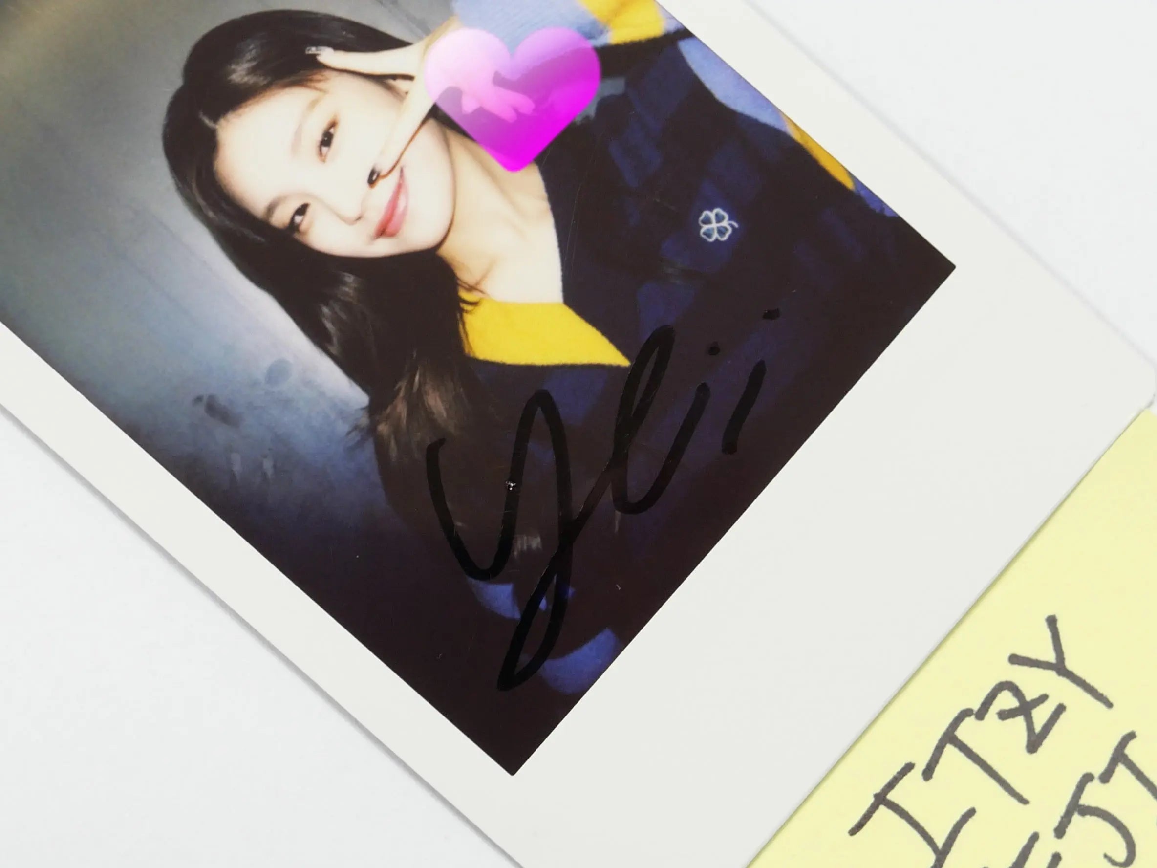 Yeji (Of Itzy) 'CRAZY IN LOVE' - Hand Autographed(Signed) Polaroid