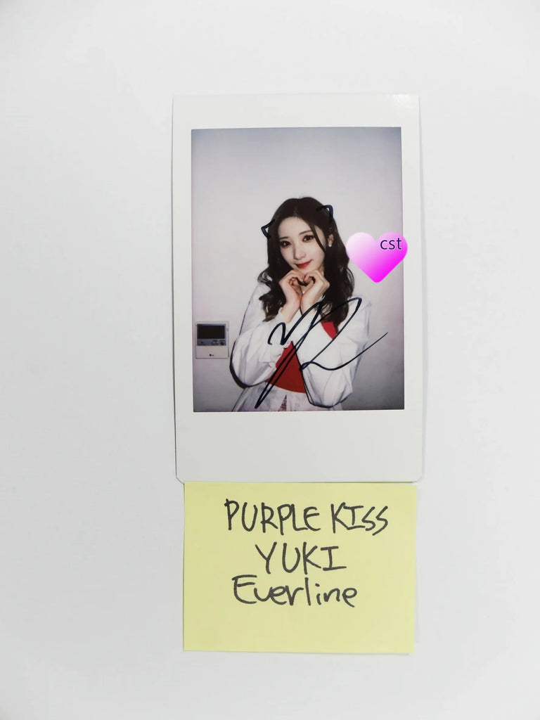 PURPLE KISS パープルキス サイン アルバム hide&seekユキ PURPLE KISS パープルキス サイン アルバム hide&seekユキ