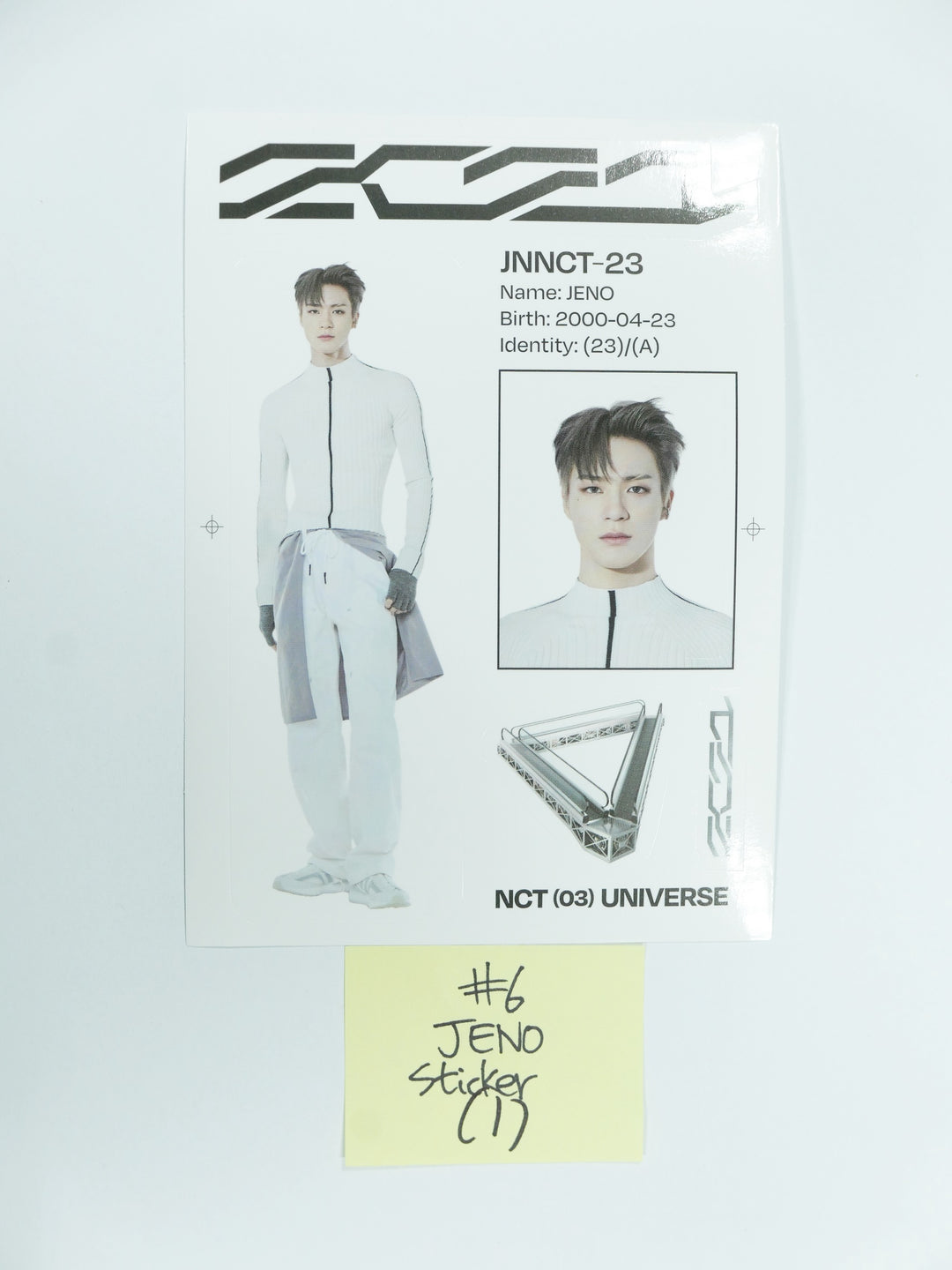 NCT "Universe - The 3rd Album" - Official Sticker, Postcard