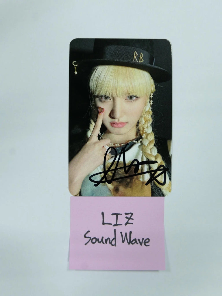 Liz (of IVE) - Hand Autographed(Signed) Fansign Winner Photocard