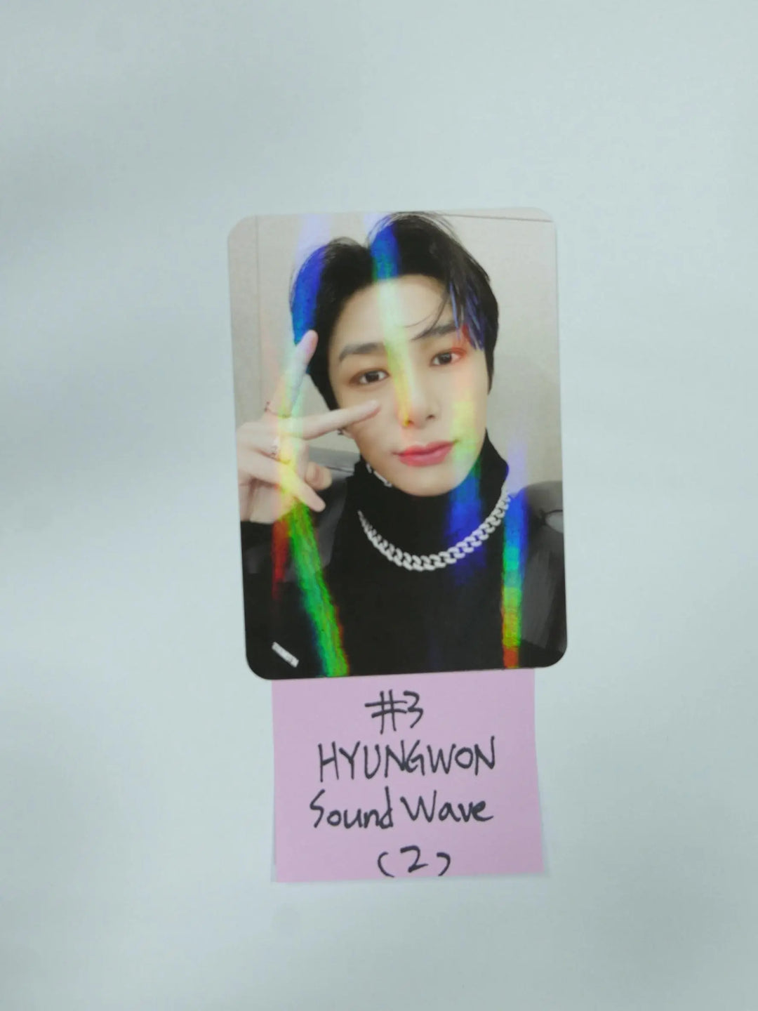 Monsta X #39 No Limit #39 Sound Wave Fansign Event Hologram Photocard Monsta X #39 No Limit #39 Sound Wave Fansign Event Hologram Photocard