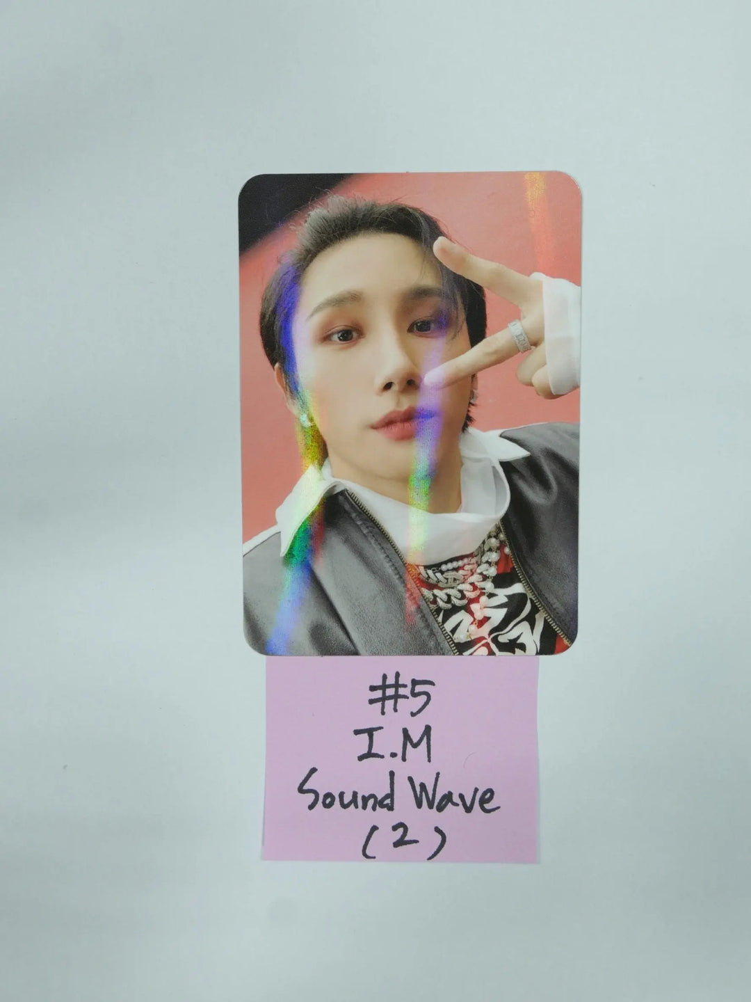 Monsta X #39 No Limit #39 Sound Wave Fansign Event Hologram Photocard Monsta X #39 No Limit #39 Sound Wave Fansign Event Hologram Photocard
