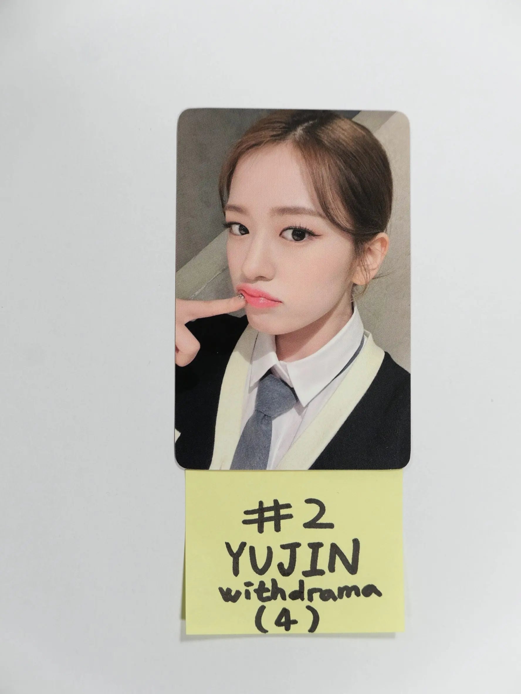 IVE アイヴ ELEVEN Withdrama トレカ ユジン YUJIN 2 IVE 'ELEVEN' 1st Single - Withdrama Fansign Event Photocard