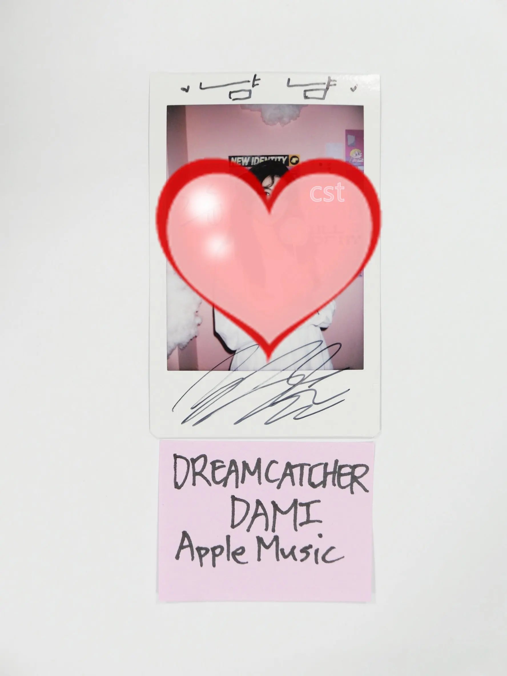 DAMI (Of Dreamcatcher) - Hand Autographed(Signed) Polaroid