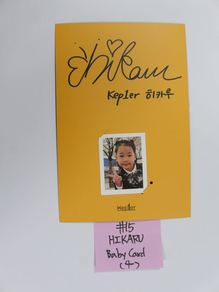 Kep1er「FIRST IMPACT」第1弾 予約特典 ベビーフォトカード、オフィシャルポストカード
